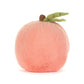 Amuseables Peach - Soft Novelty Fruit Toy | Wobblepaws