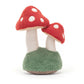 Amuseables Pair Of Toadstools - Soft Novelty Toy | Wobblepaws