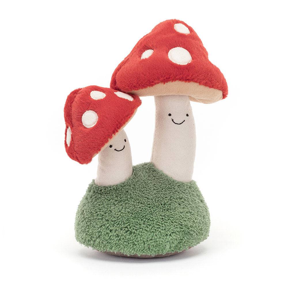 Amuseables Pair Of Toadstools - Soft Novelty Toy | Wobblepaws