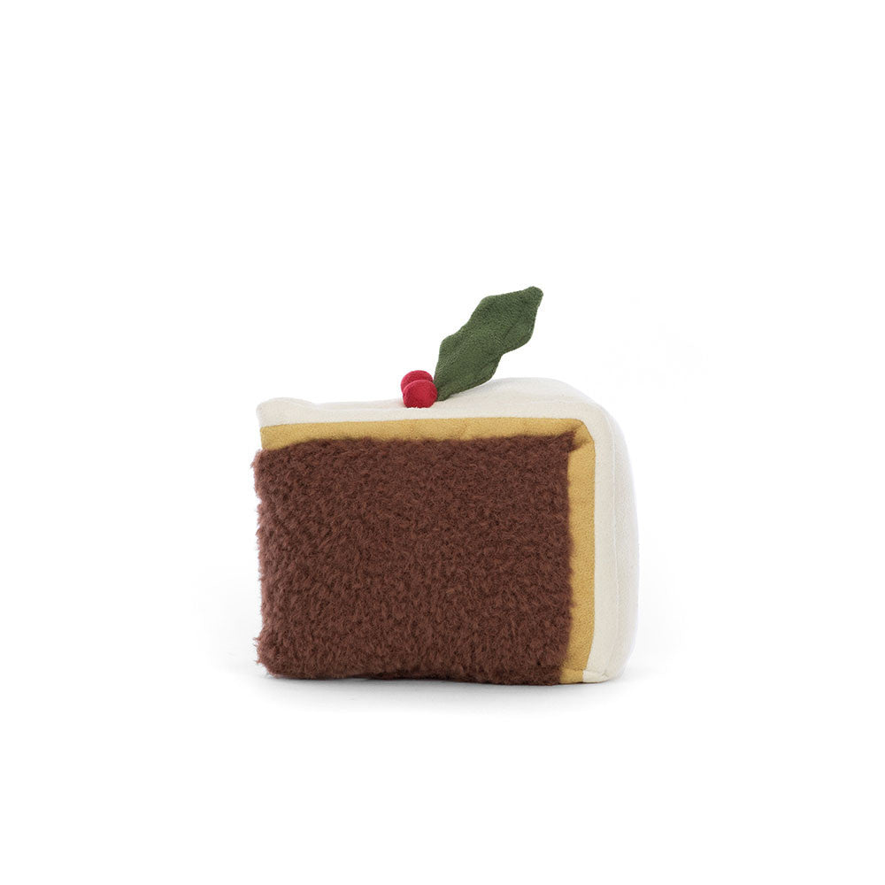 Amuseables Slice Of Christmas Cake - Soft Festive Toy | Wobblepaws