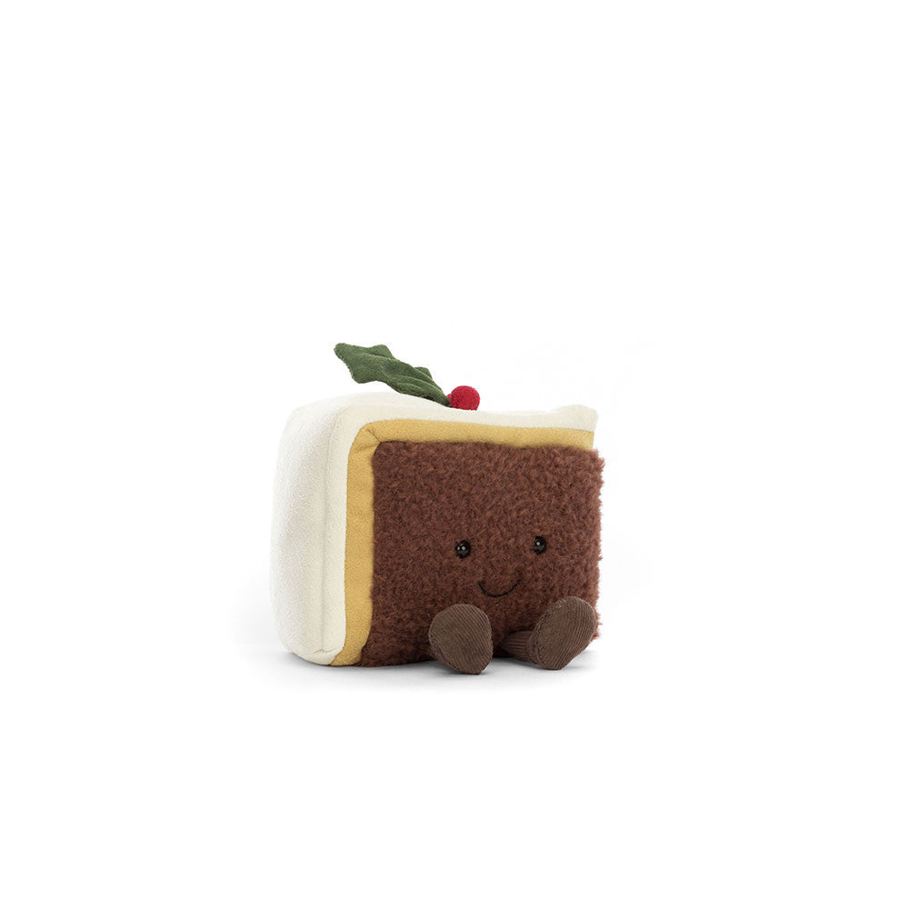 Amuseables Slice Of Christmas Cake - Soft Festive Toy | Wobblepaws