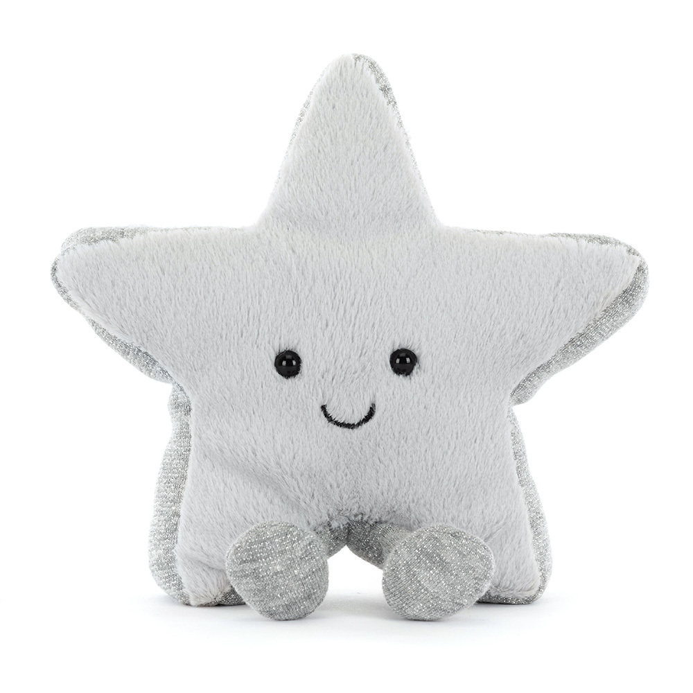 Amuseables Silver Star - Soft Novelty Toy | Wobblepaws