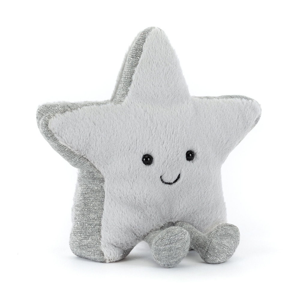 Amuseables Silver Star - Soft Novelty Toy | Wobblepaws