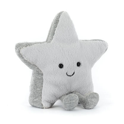 Amuseables Silver Star - Soft Novelty Toy | Wobblepaws