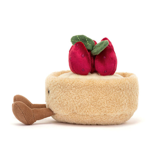 Amuseables Fleurette Tarte Aux Fraises - Soft Novelty Toy | Wobblepaws