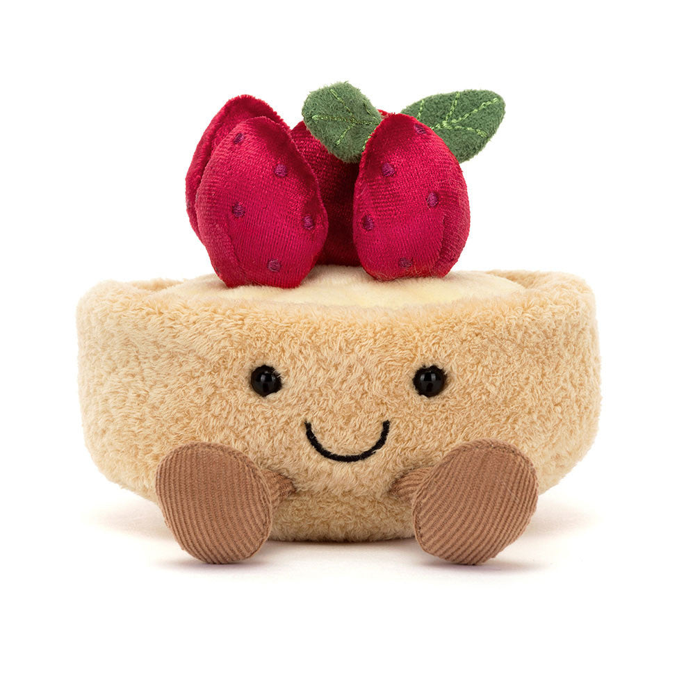 Amuseables Fleurette Tarte Aux Fraises - Soft Novelty Toy | Wobblepaws