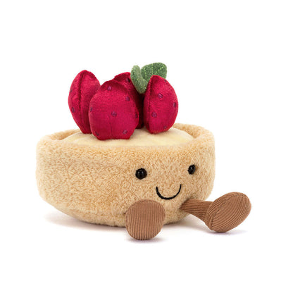 Amuseables Fleurette Tarte Aux Fraises - Soft Novelty Toy | Wobblepaws
