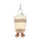 Amuseables Coffee-To-Go Bag Charm - Soft Plush Keychain | Wobblepaws