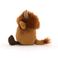 Amuseabean Highland Cow Plush - Soft Compact Stuffed Toy