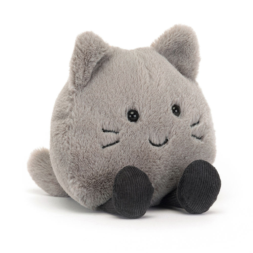 Amuseabean Kitty Plush - Soft Compact Stuffed Cat