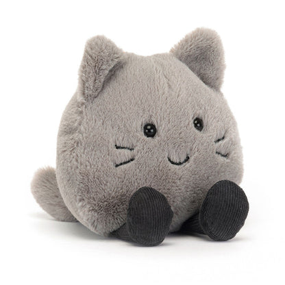 Amuseabean Kitty Plush - Soft Compact Stuffed Cat