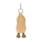 Amuseables Peanut Bag Charm - Soft Plush Keychain | Wobblepaws