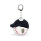Amuseables Sports Baseball Bag Charm - Soft Plush Keychain | Wobblepaws
