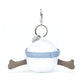 Amuseables Sports Golf Bag Charm - Soft Plush Keychain | Wobblepaws