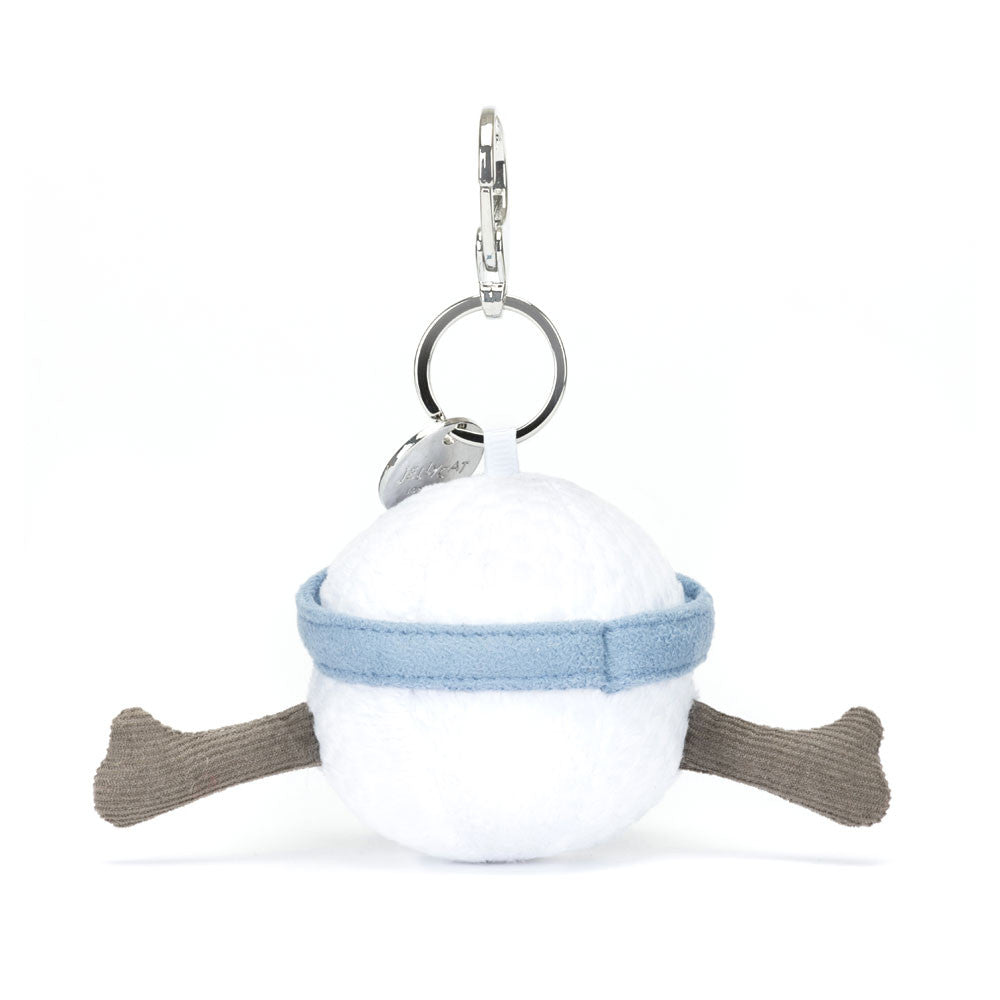 Amuseables Sports Golf Bag Charm - Soft Plush Keychain | Wobblepaws
