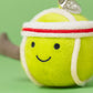 Amuseables Sports Tennis Bag Charm - Soft Plush Keychain | Wobblepaws