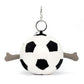 Amuseables Sports Football Bag Charm - Soft Plush Keychain | Wobblepaws