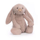 Bashful Luxe Bunny Rosa - Soft Stuffed Rabbit | Wobblepaws