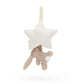 Bashful Bunny Star Musical Pull - Soft Novelty Toy | Wobblepaws