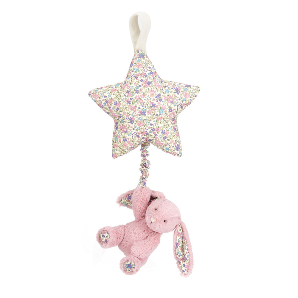 Blossom Tulip Bunny Star Musical Pull - Soft Novelty Toy | Wobblepaws