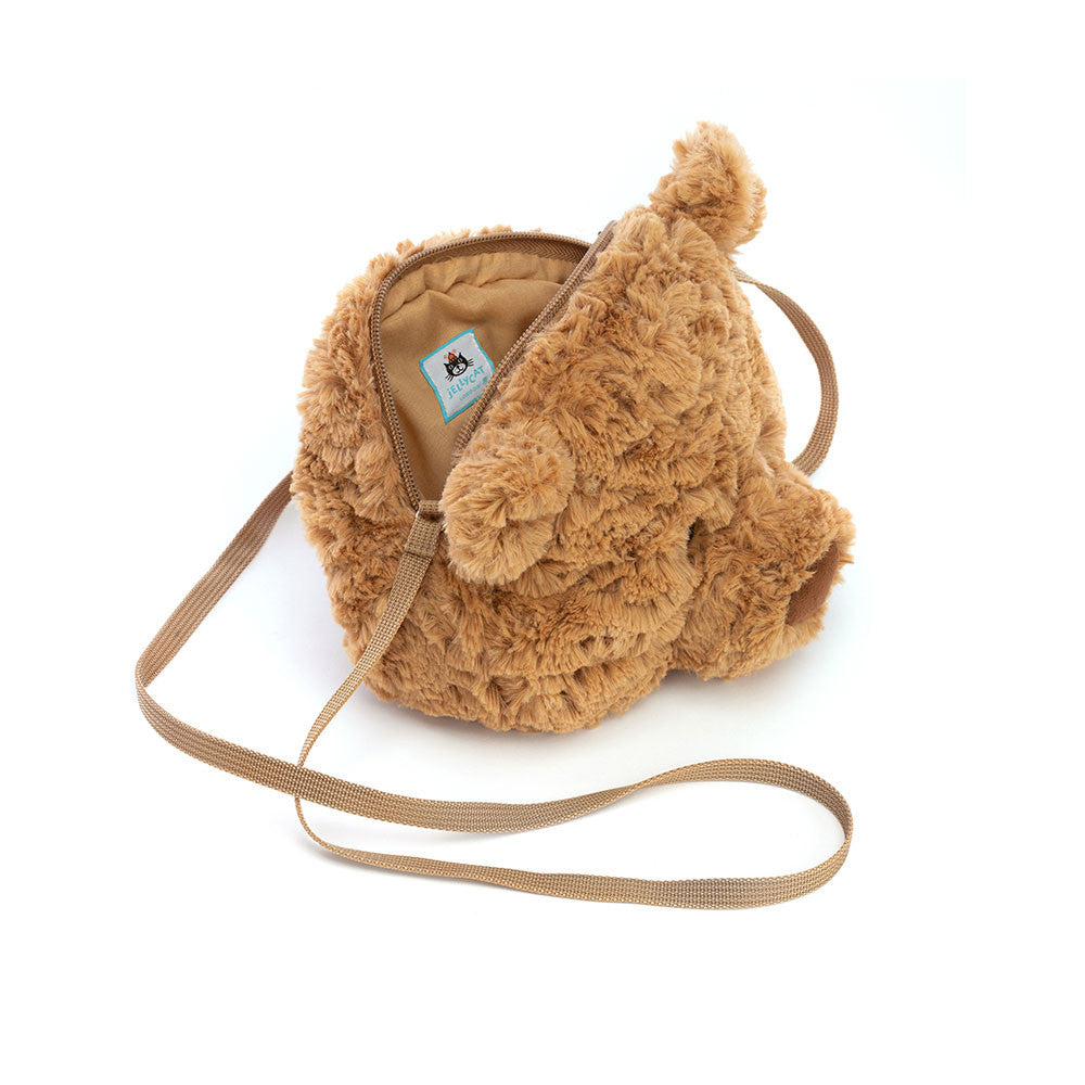 Bartholomew Bear Bag - Soft Plush Novelty Bag | Wobblepaws