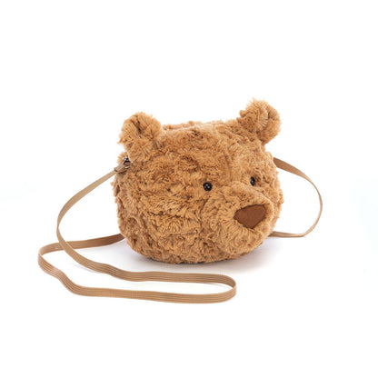 Bartholomew Bear Bag - Soft Plush Novelty Bag | Wobblepaws