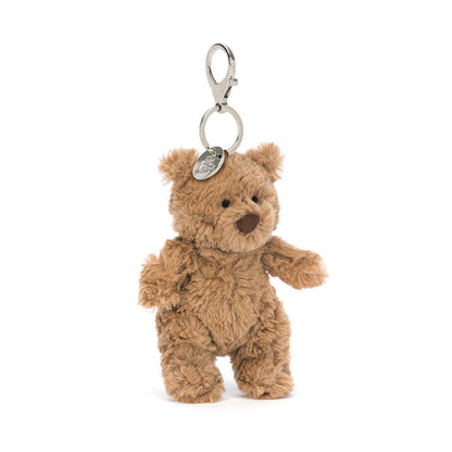 Bartholomew Bear Bag Charm - Soft Plush Keychain | Wobblepaws