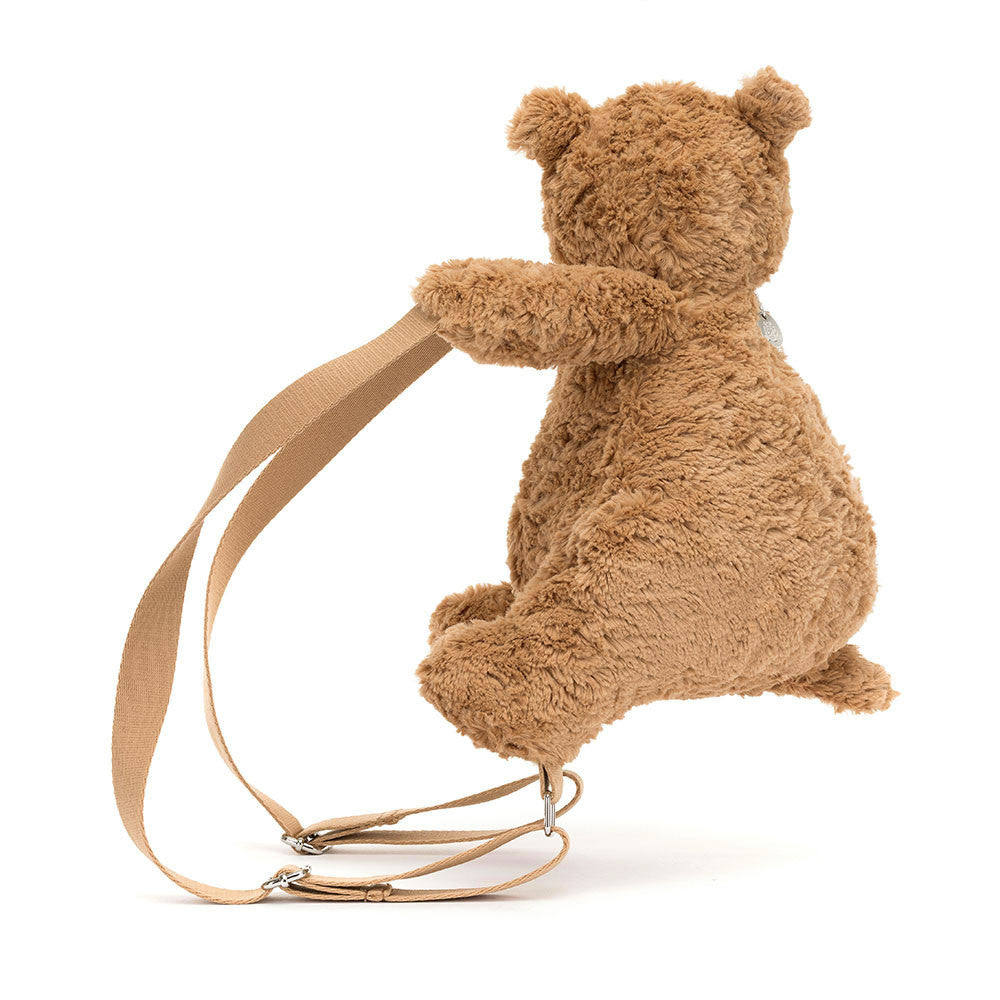 Bartholomew Bear Backpack - Soft Plush Backpack | Wobblepaws