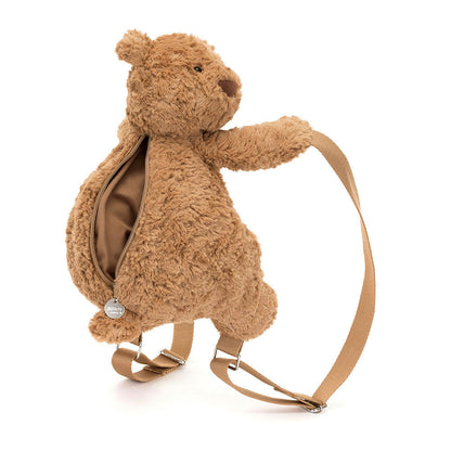 Bartholomew Bear Backpack - Soft Plush Backpack | Wobblepaws