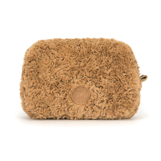 Bartholomew Bear Pouch - Soft Plush Novelty Pouch | Wobblepaws