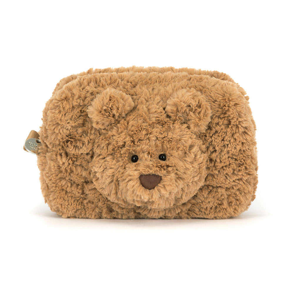 Bartholomew Bear Pouch - Soft Plush Novelty Pouch | Wobblepaws