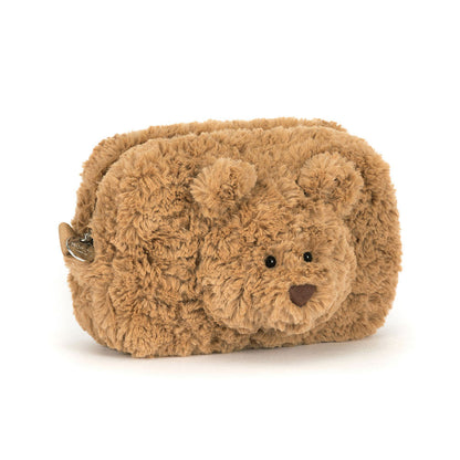 Bartholomew Bear Pouch - Soft Plush Novelty Pouch | Wobblepaws