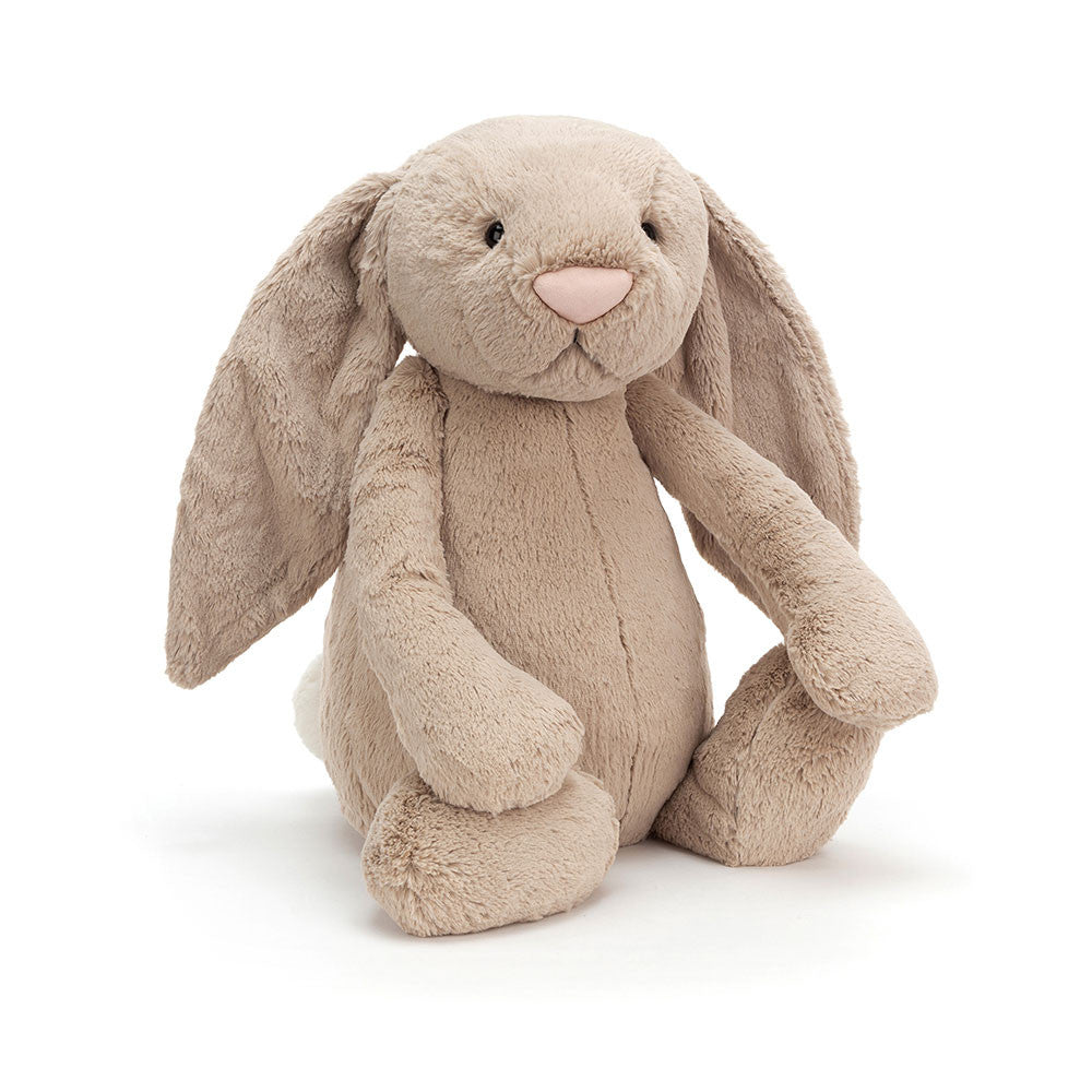 Bashful Beige Bunny - Soft Stuffed Rabbit | Wobblepaws