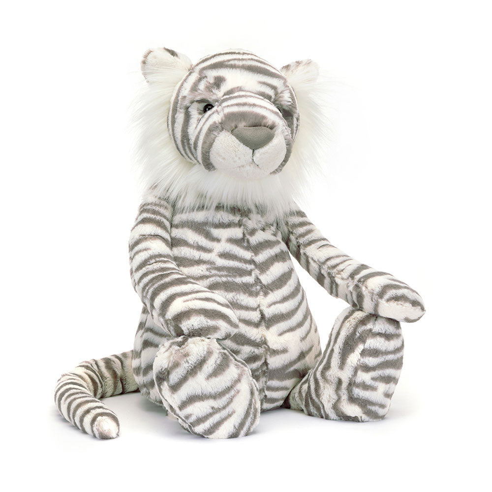 Bashful Snow Tiger - Soft Stuffed Animal | Wobblepaws