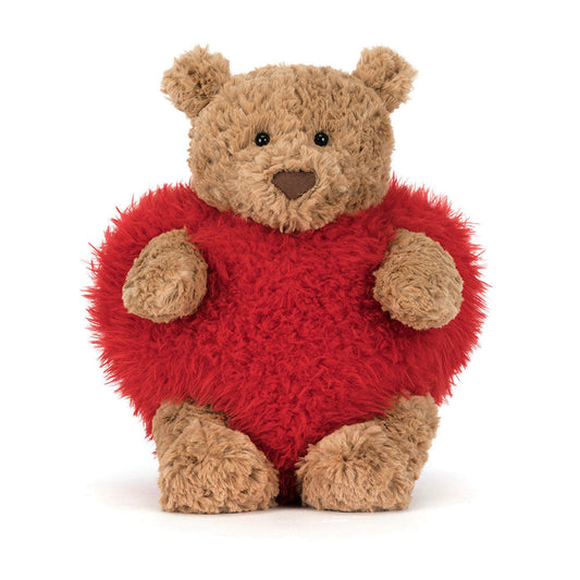 Bartholomew Bear Heartthrob - Soft Novelty Toy | Wobblepaws