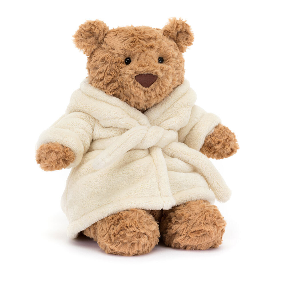 Bartholomew Bear Bathrobe Outfit - Soft Novelty Toy | Wobblepaws