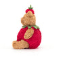 Bartholomew Bear Strawberry - Soft Novelty Toy | Wobblepaws