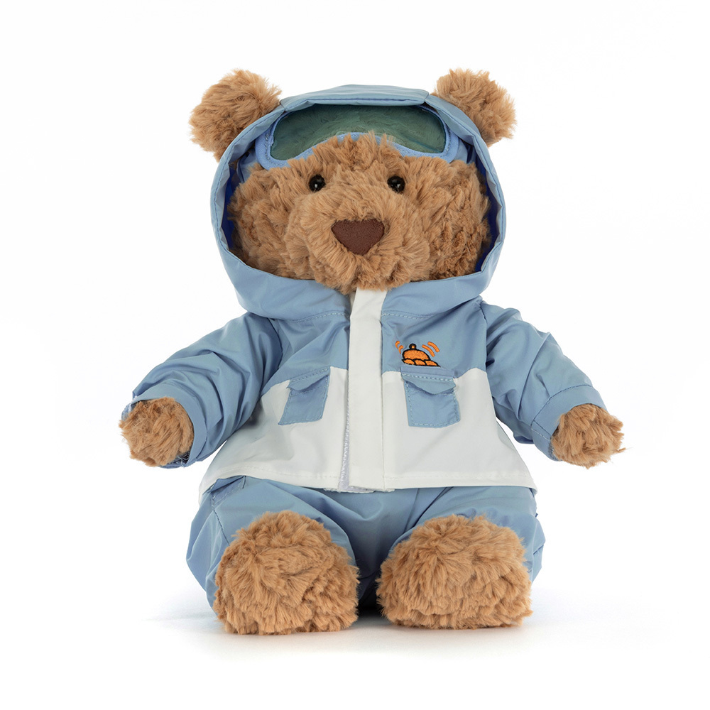 Bartholomew Bear Snow Suit - Soft Novelty Toy | Wobblepaws