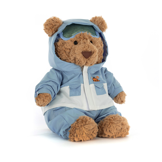 Bartholomew Bear Snow Suit - Soft Novelty Toy | Wobblepaws