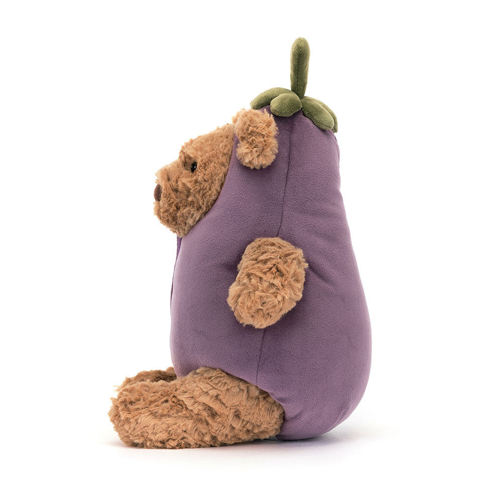 Bartholomew Bear Aubergine - Soft Novelty Toy | Wobblepaws