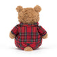 Bartholomew Bear Bedtime - Soft Novelty Toy | Wobblepaws