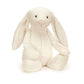 Bashful Cream Bunny - Soft Stuffed Rabbit | Wobblepaws