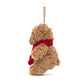Bartholomew Bear Decoration - Soft Festive Toy | Wobblepaws
