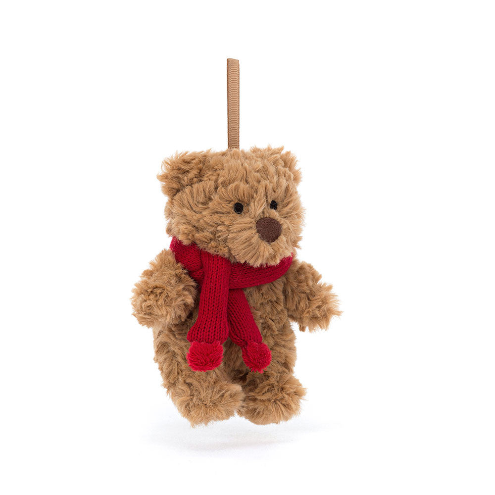 Bartholomew Bear Decoration - Soft Festive Toy | Wobblepaws