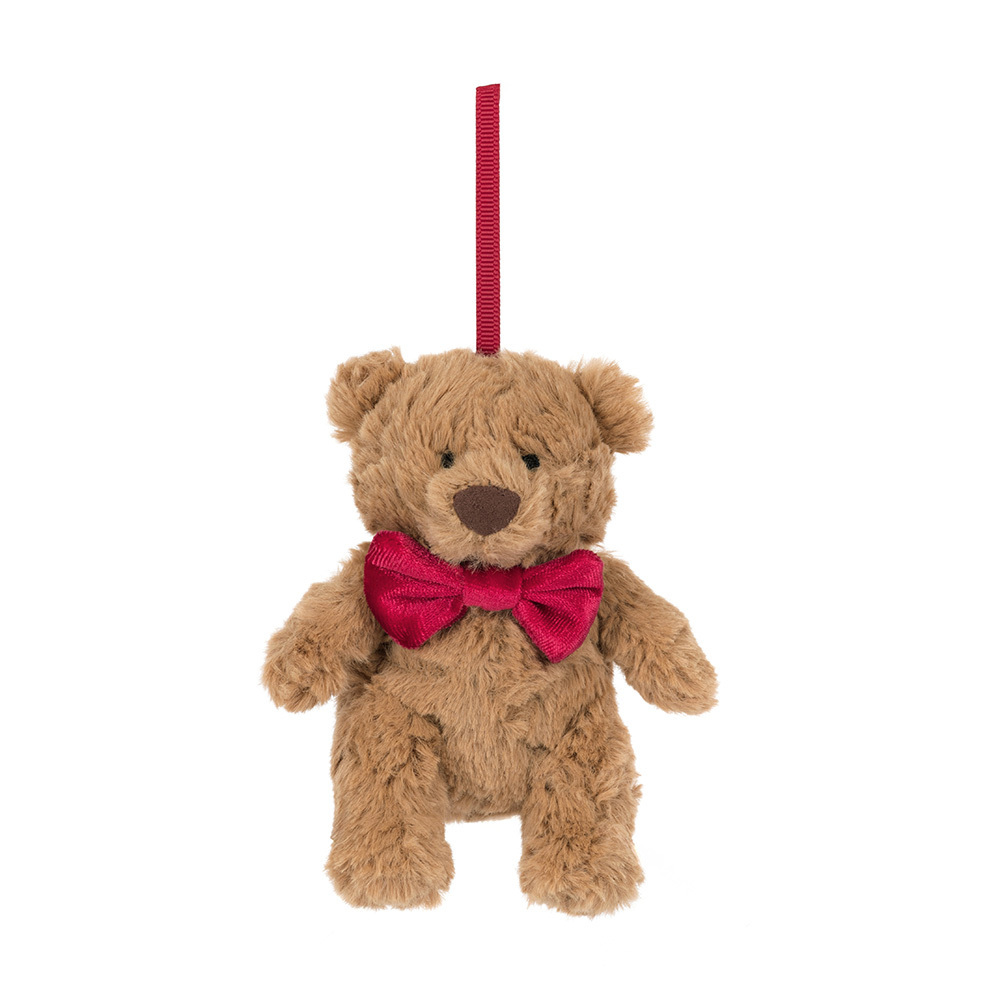 Bartholomew Bear Tree Decoration - Soft Festive Toy | Wobblepaws