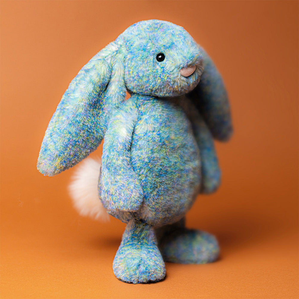 Bashful Luxe Bunny Azure - Soft Stuffed Rabbit | Wobblepaws