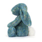Bashful Luxe Bunny Azure - Soft Stuffed Rabbit | Wobblepaws