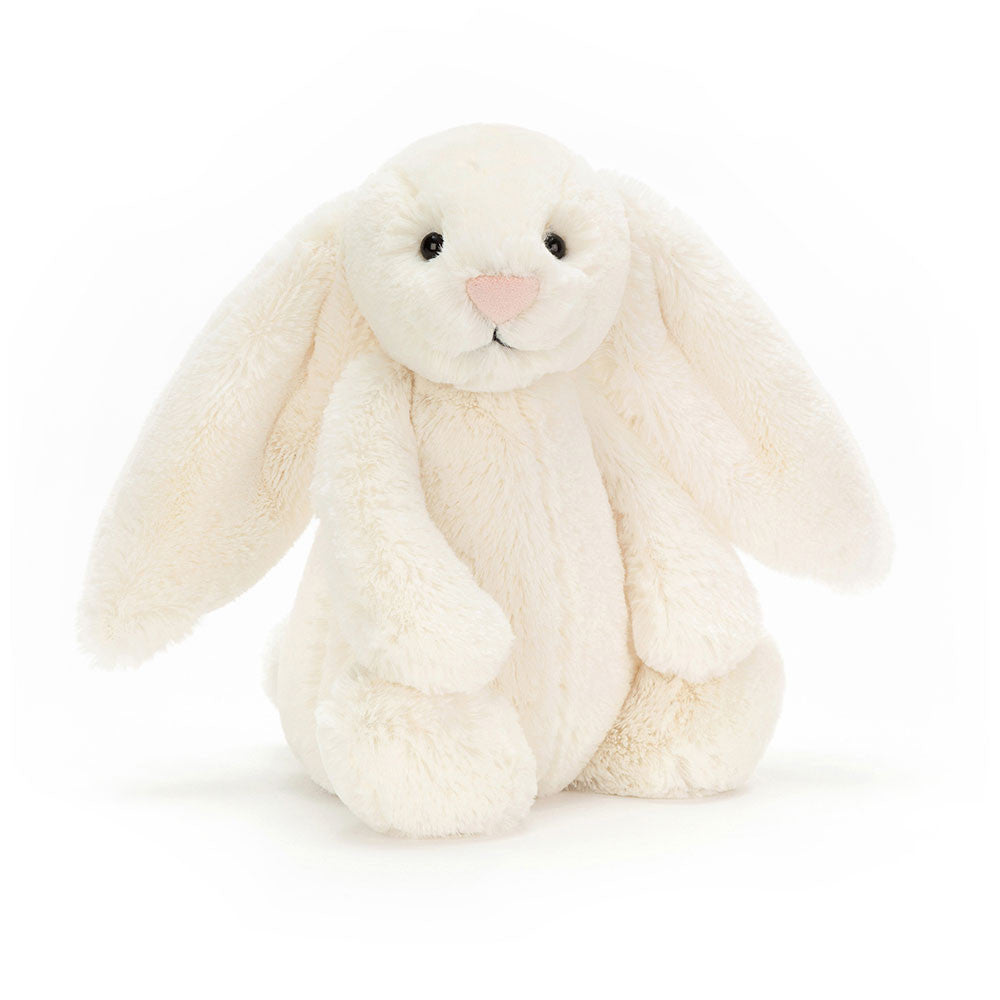 Bashful Cream Bunny - Soft Stuffed Rabbit | Wobblepaws