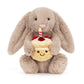 Bashful Beige Bunny Birthday - Soft Novelty Toy | Wobblepaws