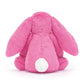 Bashful Hot Pink Bunny - Soft Stuffed Rabbit | Wobblepaws